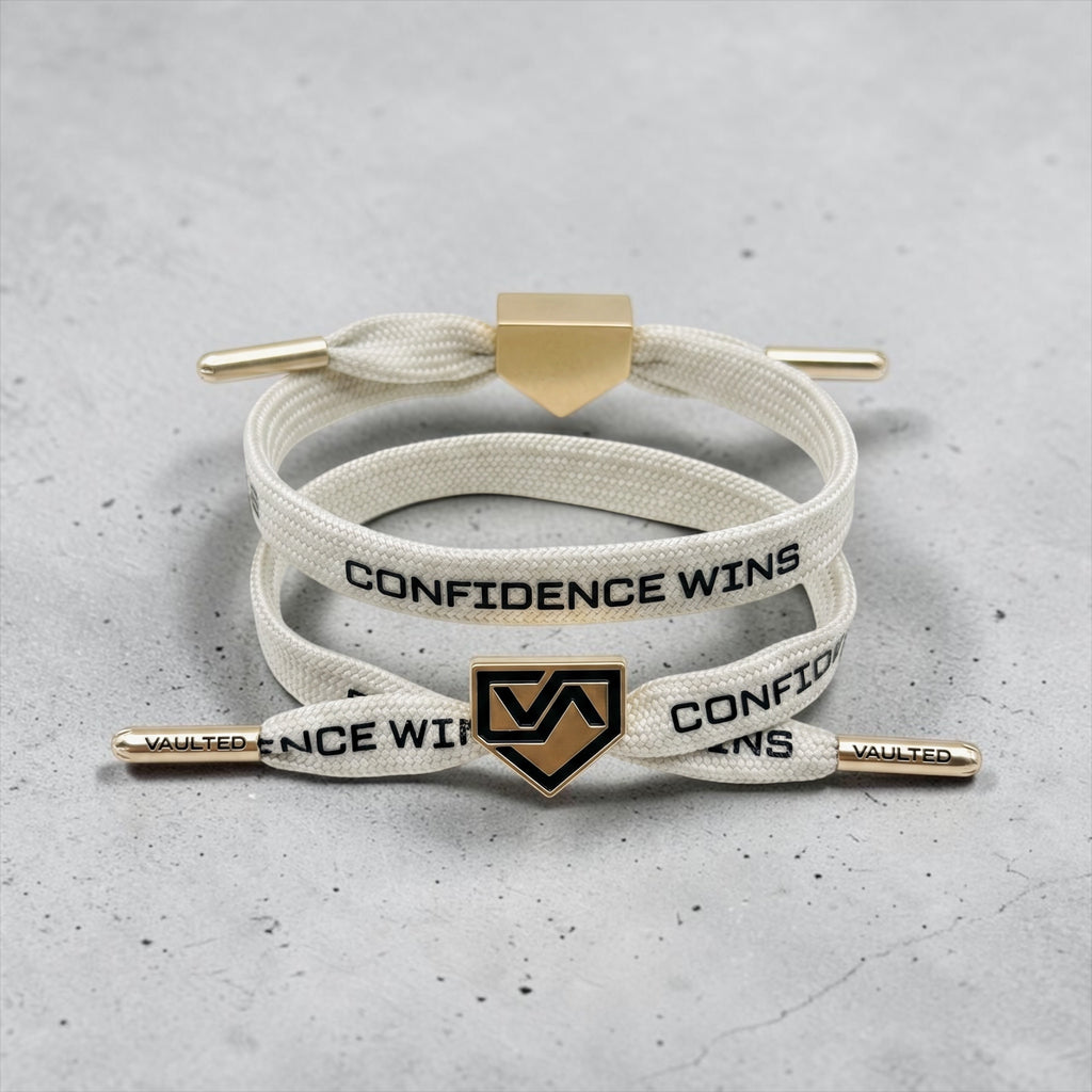 Confidence Wins Bracelet – Cream White | VAULTED Athlete