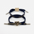Confidence Wins Bracelet – Navy Blue 