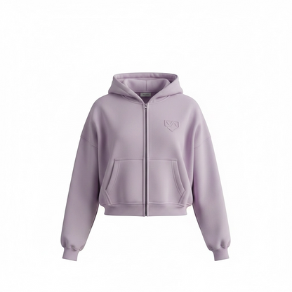 Luna Zip Hoodie Zip Hoodie | Premium Oversized Athlete Hoodie | VAULTED Athlete